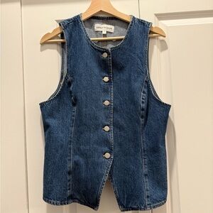 ARITZIA DENIM FORUM Button-Up Vest